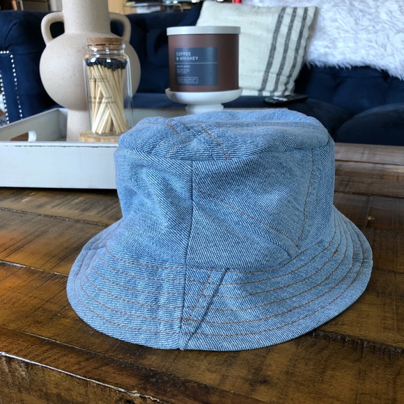 - love faustine denim bucket hat - Picture 8 of 8